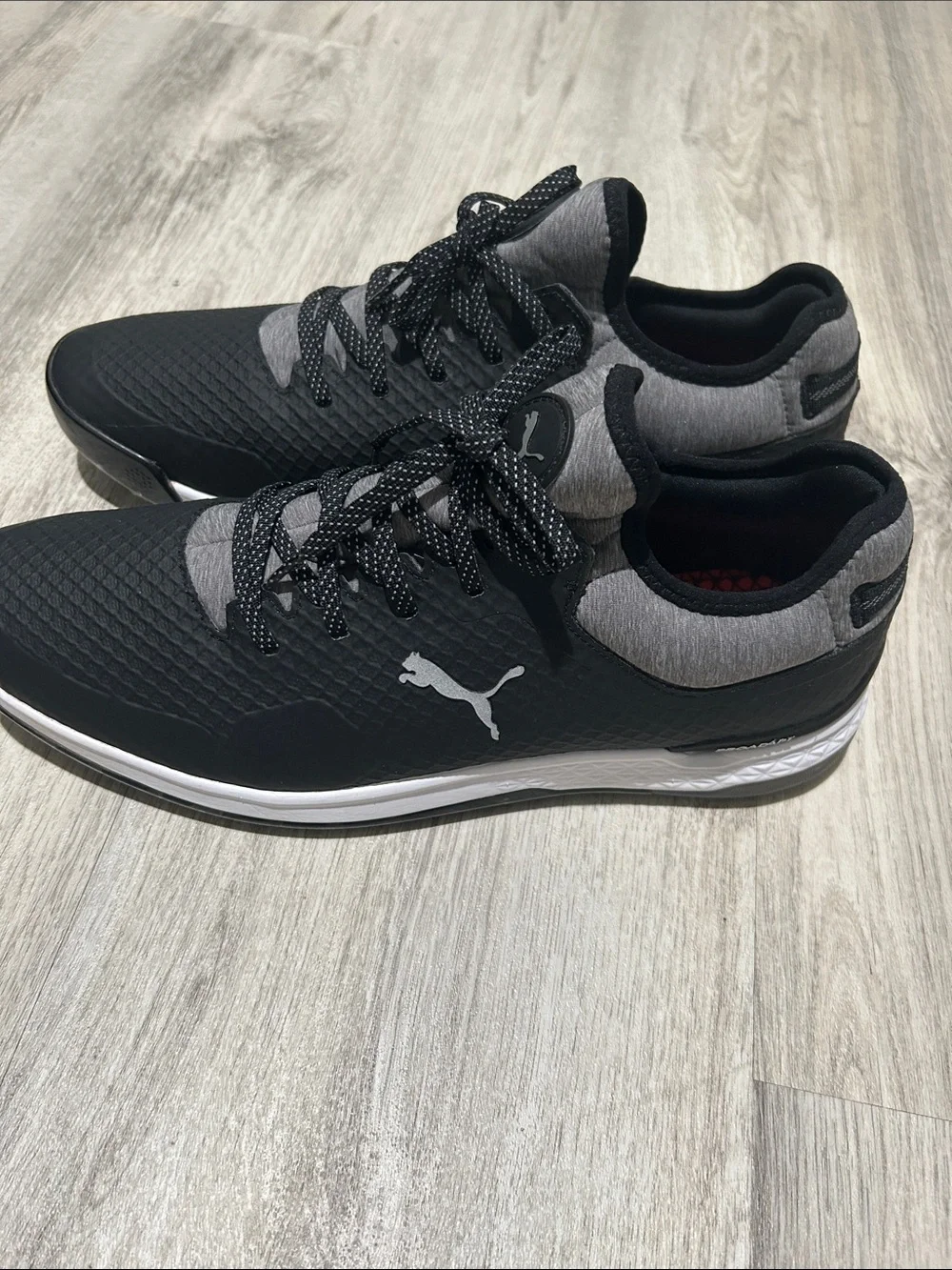 Puma Men’s Black & Silver PROADAPT ALPHACAT water proof golf shoes